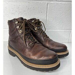 Chinook Workhorse II 6" Brown Leather Soft‎ Toe Work Boots / Men's 11.5